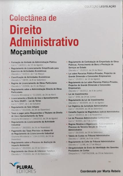 Colectânea de Direito Administrativo de Moçambique - Capturar 19 min