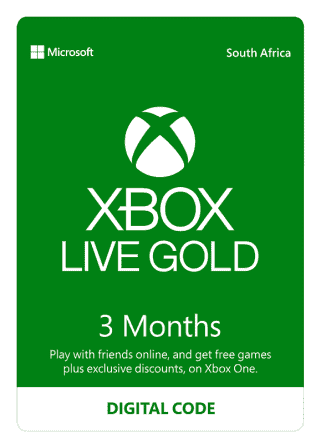 Xbox LIVE 3 Mêses Gold - 505164401709